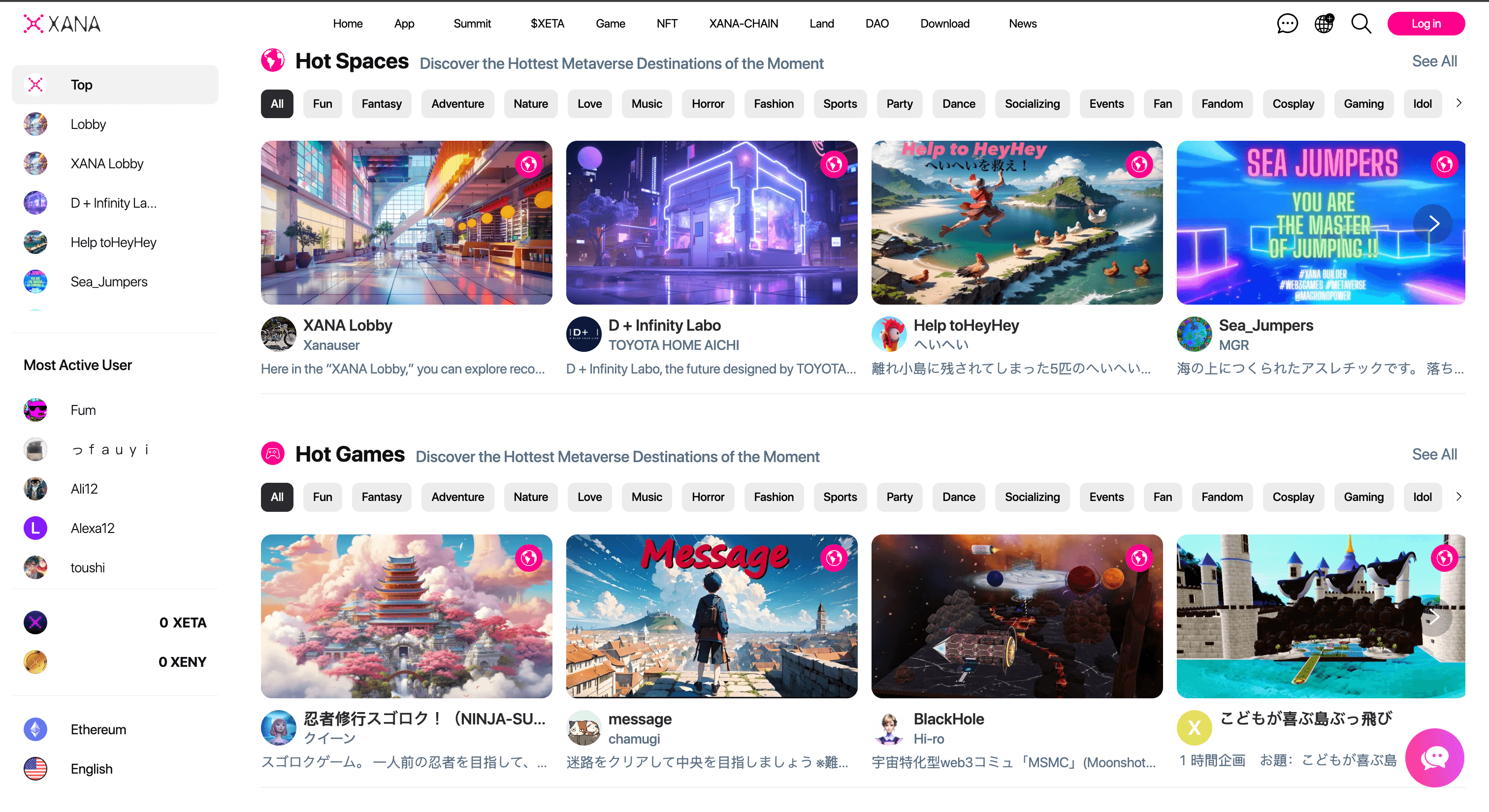 XANA Metaverse